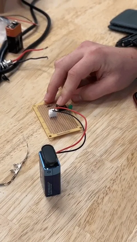 Soldering workshop battery